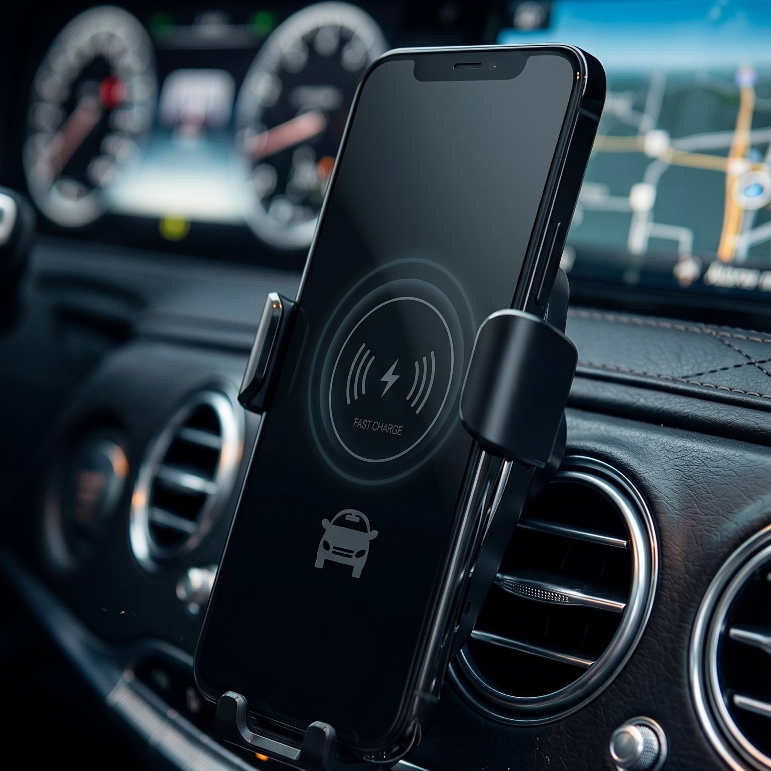Auto Clamping Wireless Car Charger