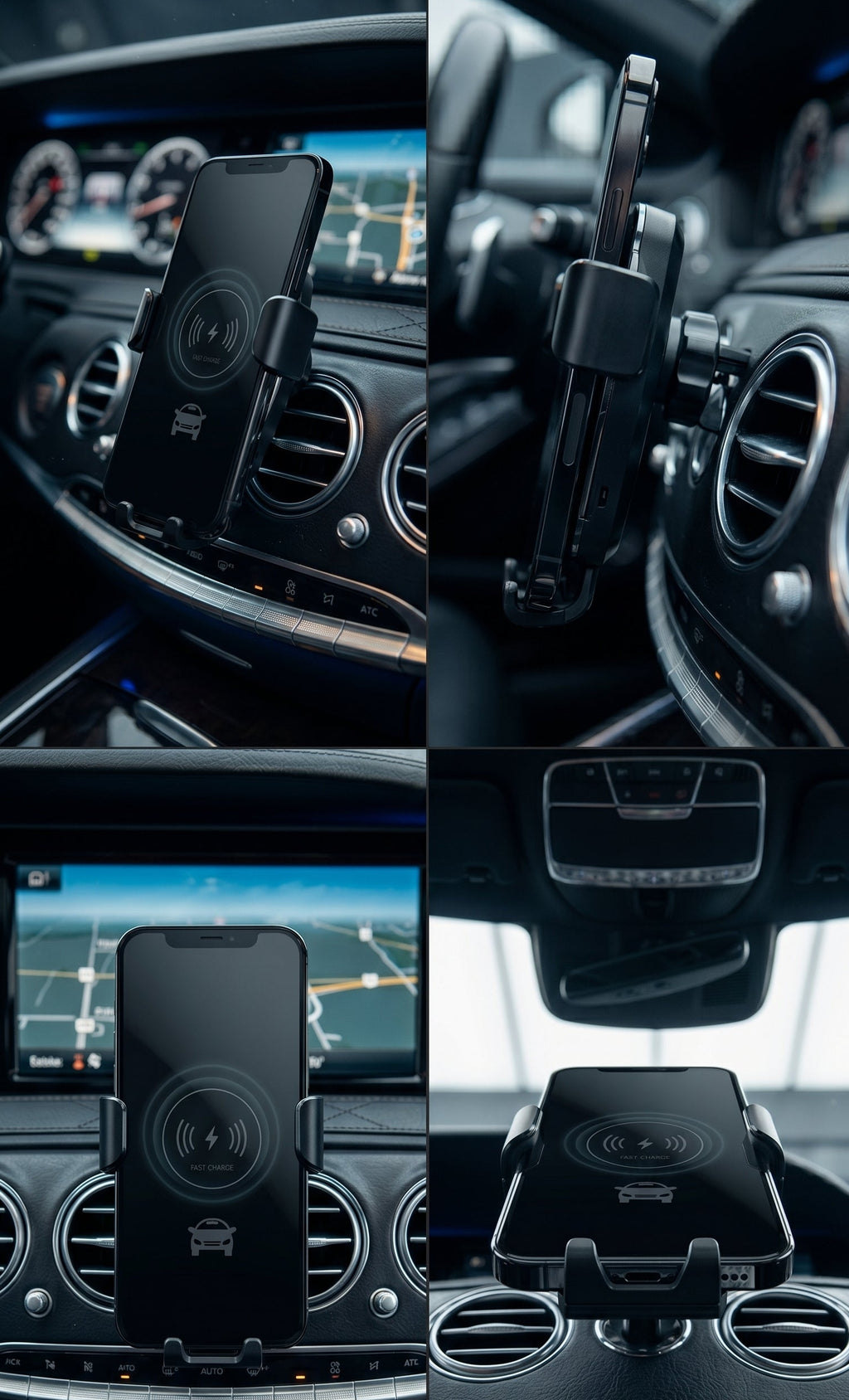Auto Clamping Wireless Car Charger