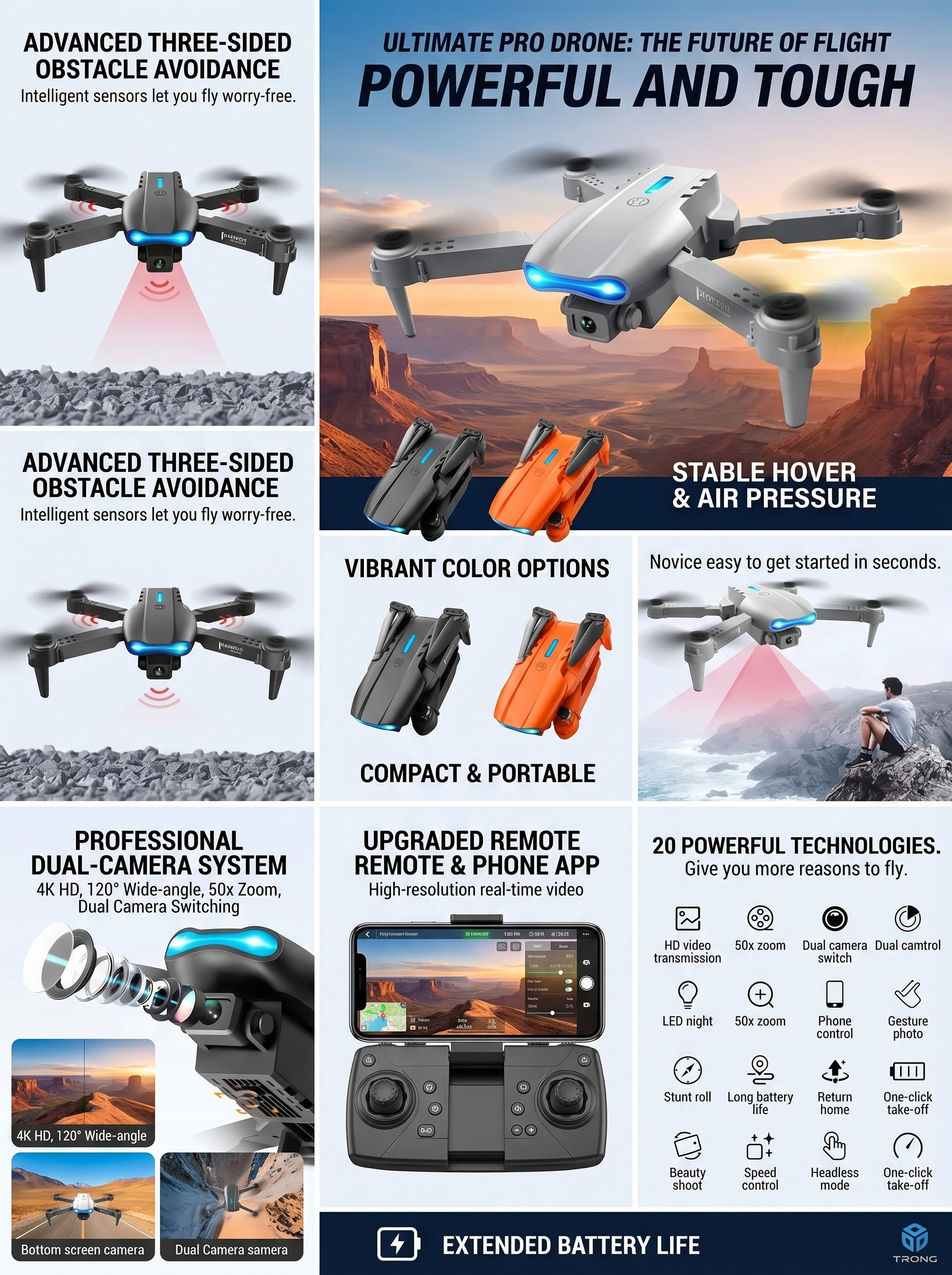 E99 Drone Camera
